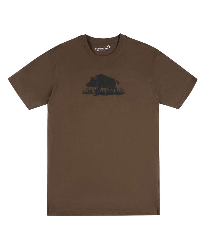 SCHEIBLER Herren Jagd T-Shirt Wildschwein